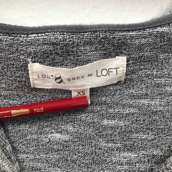 Lou & grey gray boxy short sleeve with hoodie XS - Picture 4 of 5
